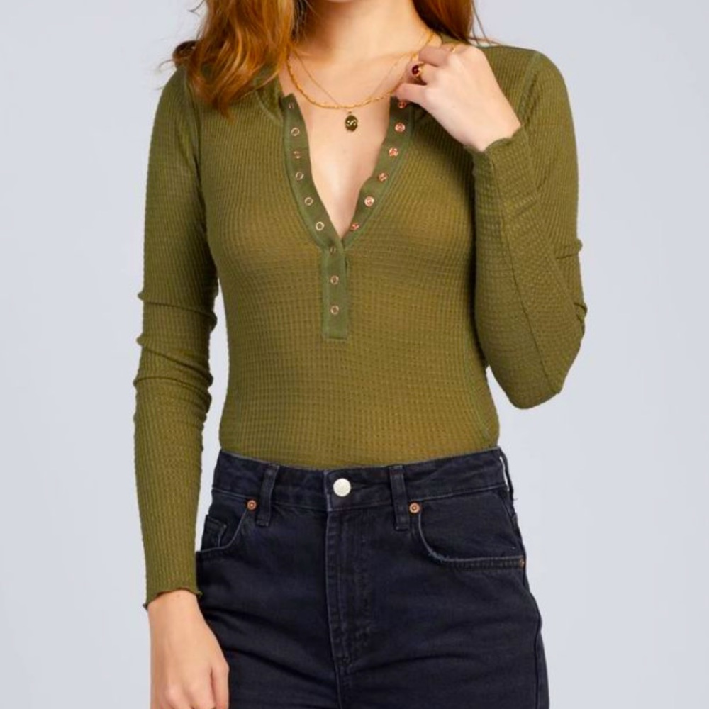 NWT Free People One Of The Girls Henley